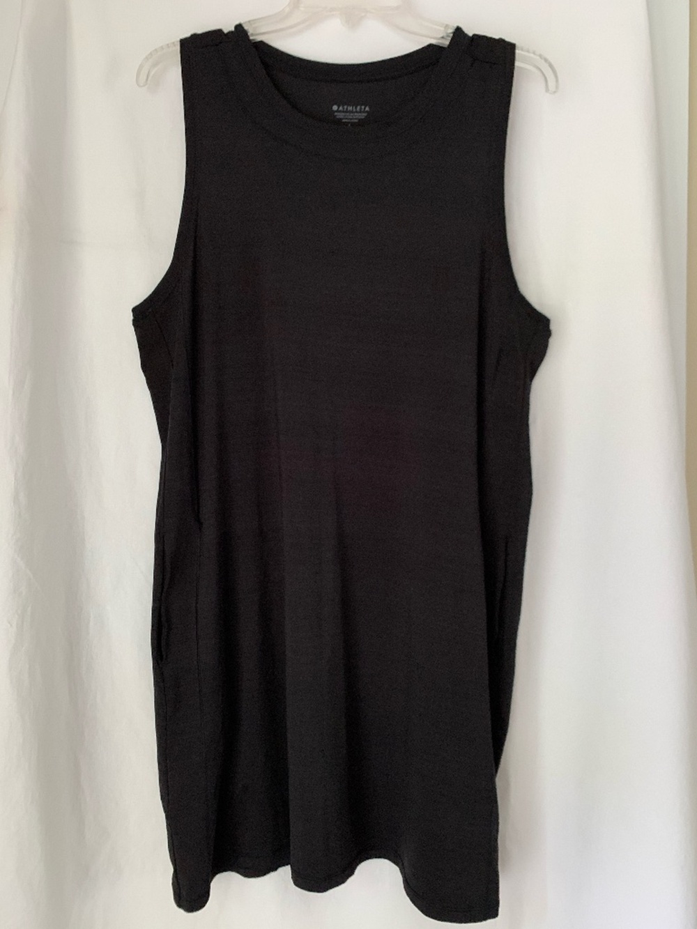 Athleta black 'Pacifica Illume Tank Dress'